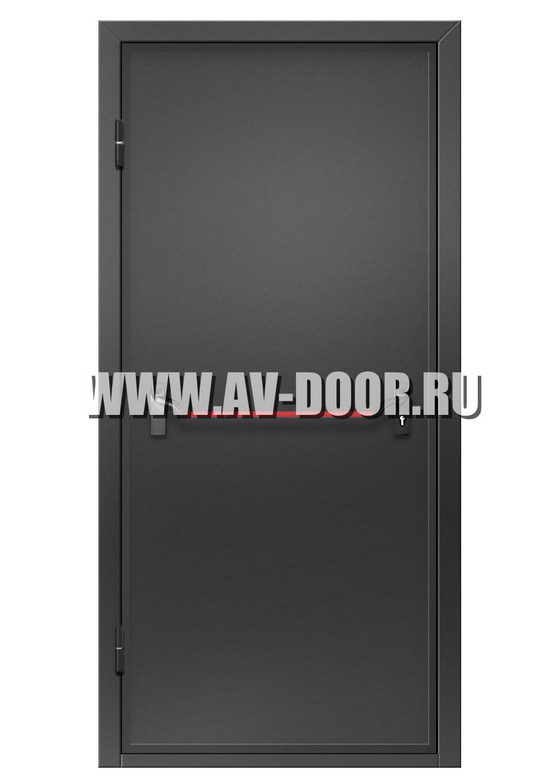 Дверь противопожарная однопольная глухая с антипаникой EI-60 ДМП-1Г