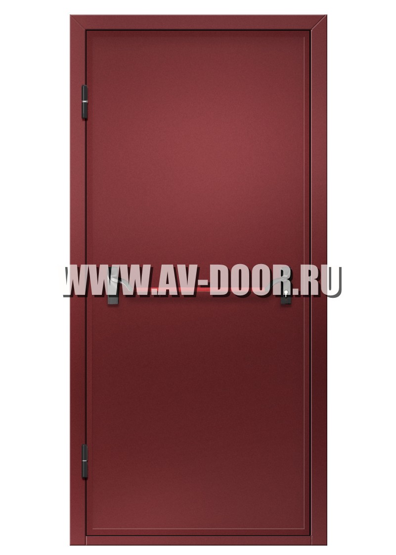 Дверь противопожарная однопольная глухая с антипаникой ДМП-1Г