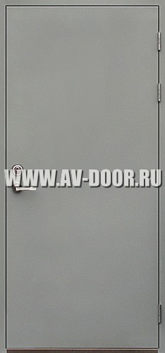 Противопожарная глухая однопольная дверь