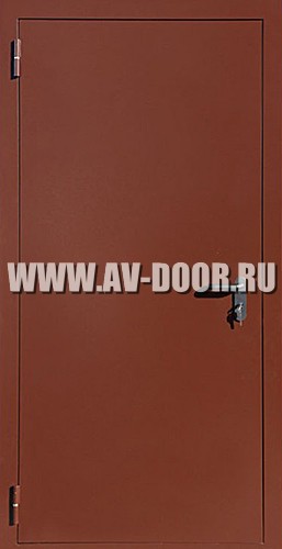 Дверь противопожарная глухая одностворчатая