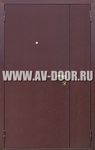 Глухая противопожарная полуторная дверь