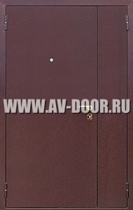 Глухая противопожарная полуторная дверь