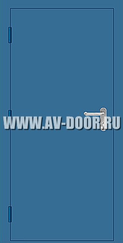 Однопольная противопожарная глухая дверь
