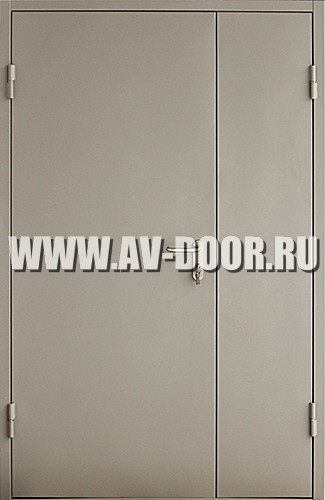 Противопожарная полуторная глухая дверь