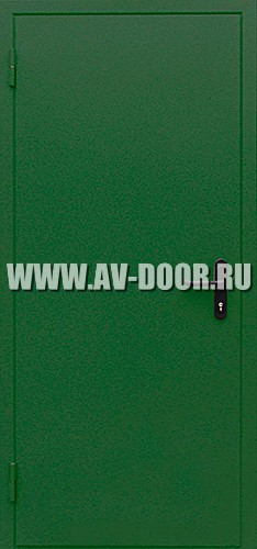 Глухая однопольная противопожарная дверь