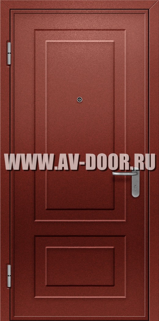 Противопожарная одностворчатая глухая дверь без порога
