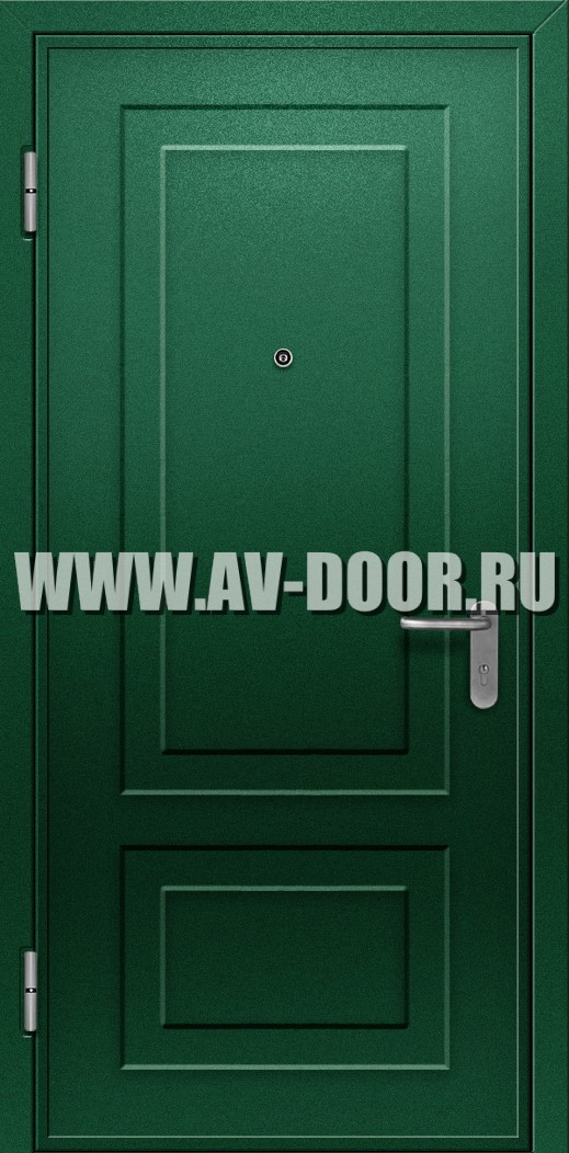 противопожарная однопольная глухая дверь без порога