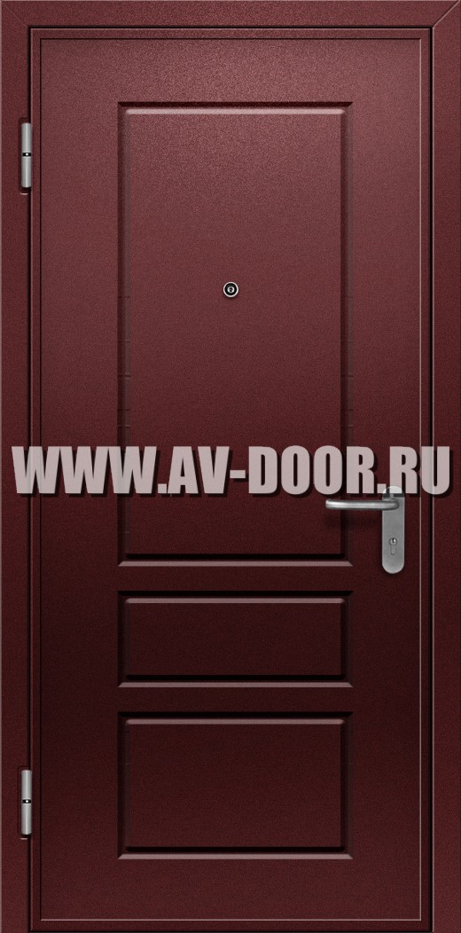 Дверь противопожарная однопольная глухая без порога