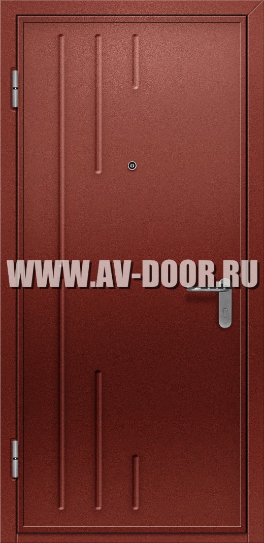 Противопожарная дымогазонепроницаемая однопольная дверь