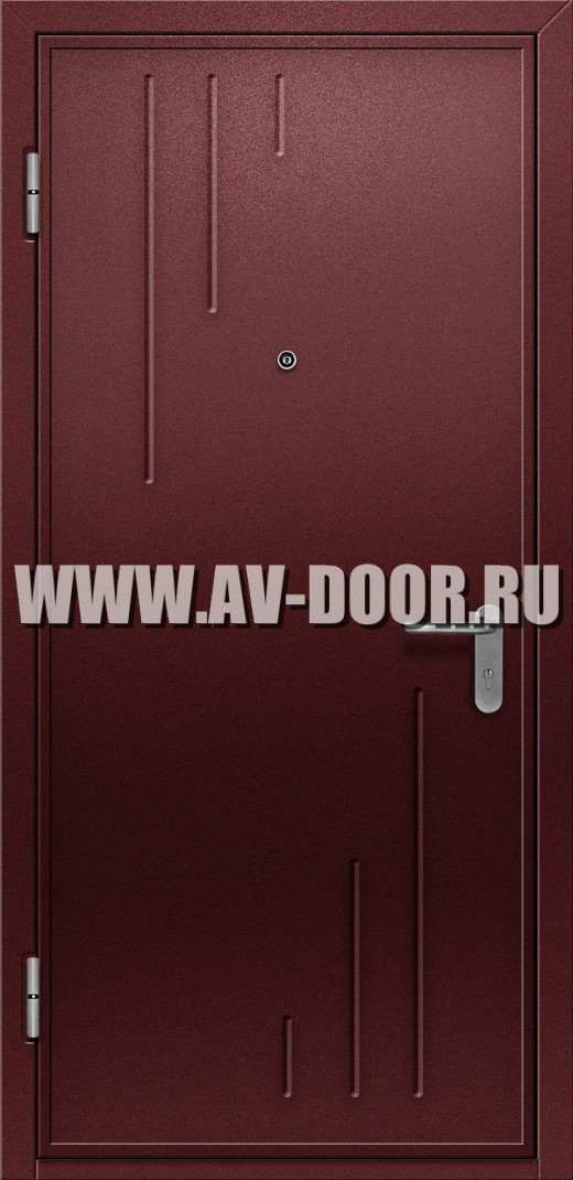 Противопожарная дымогазонепроницаемая однопольная дверь