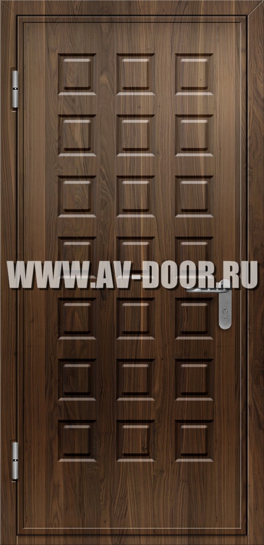 Противопожарная дымогазонепроницаемая глухая дверь из мдф