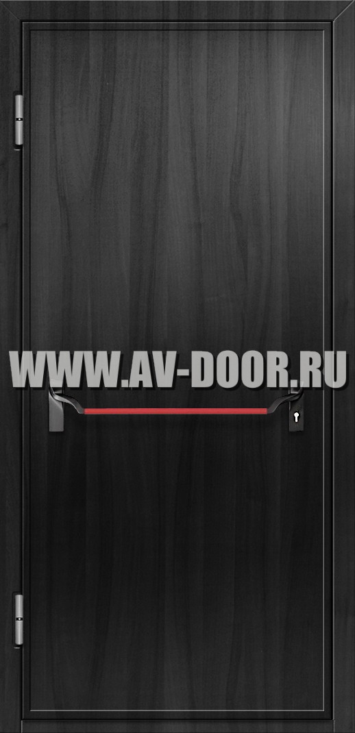 Противопожарная дымогазонепроницаемая дверь из мдф с антипаникой