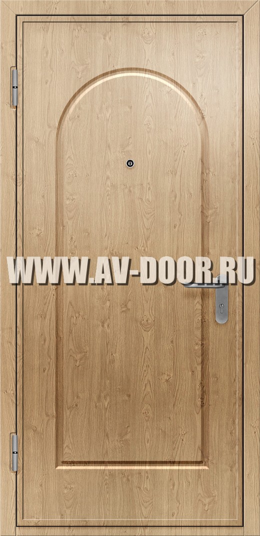 Противопожарная одностворчатая глухая дверь из МДФ