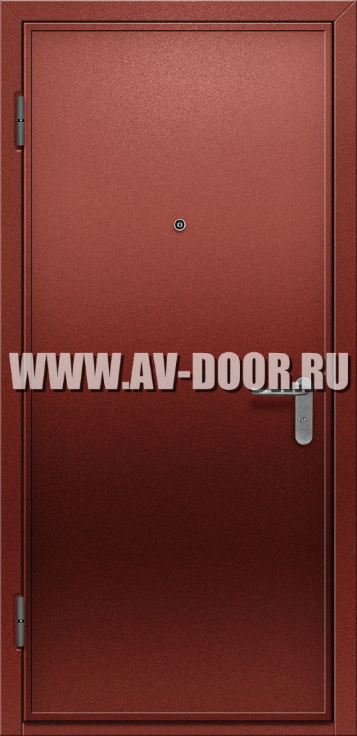 Глухая однопольная дверь с защитой от огня