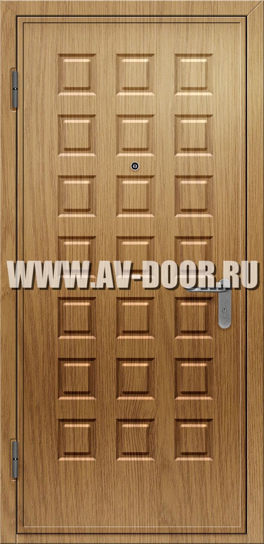 Дверь однопольная глухая с защитой от огня из МДФ