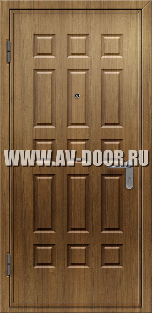 Дверь противопожарная однопольная из МДФ