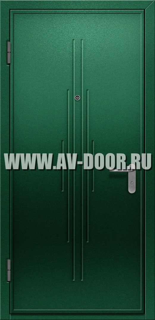 Одностворчатая глухая дверь EI-30 с защитой от огня