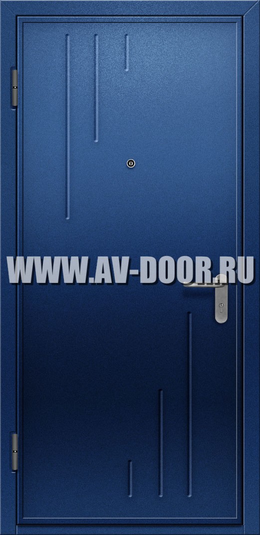 Глухая противопожарная дверь с порогом