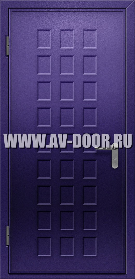 Глухая однопольная дверь с порогом