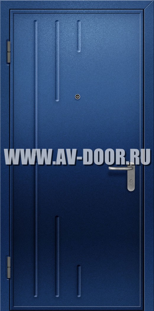 Противопожарная глухая дверь без порога