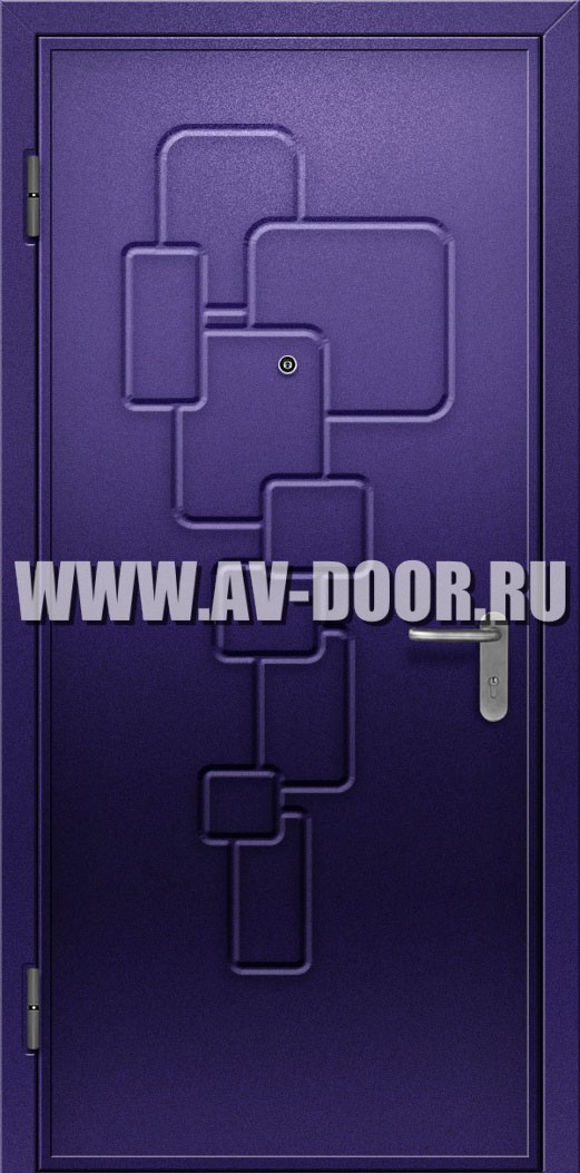 Одностворчатая глухая дверь без порога