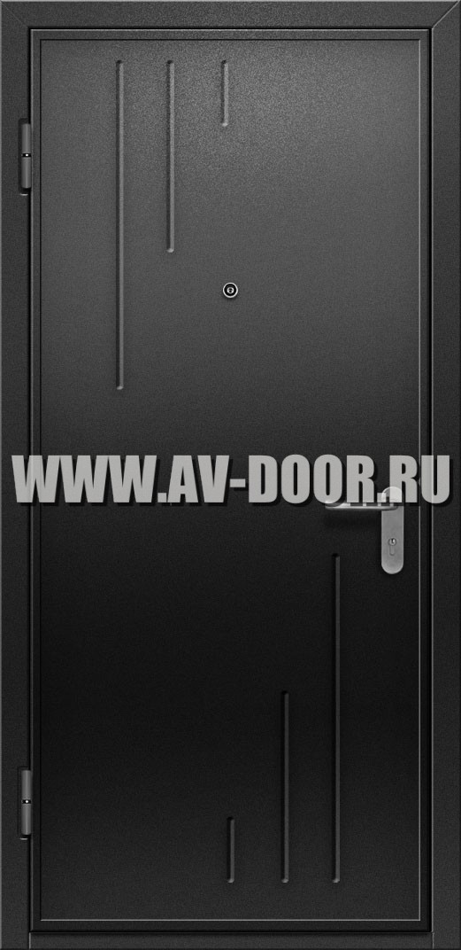Противопожарная дверь с выпадающим порогом