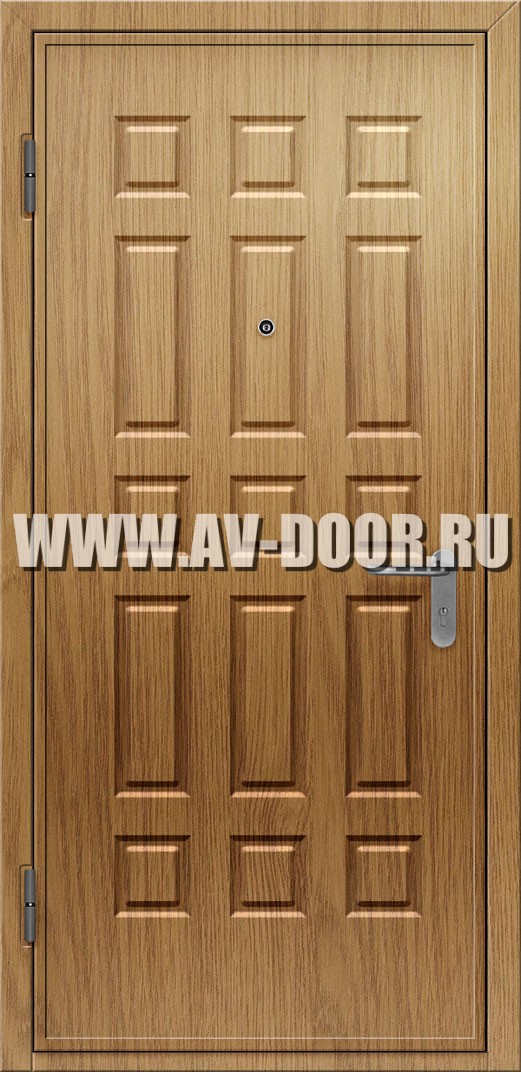 Дверь противопожарная из МДФ с выпадающим порогом