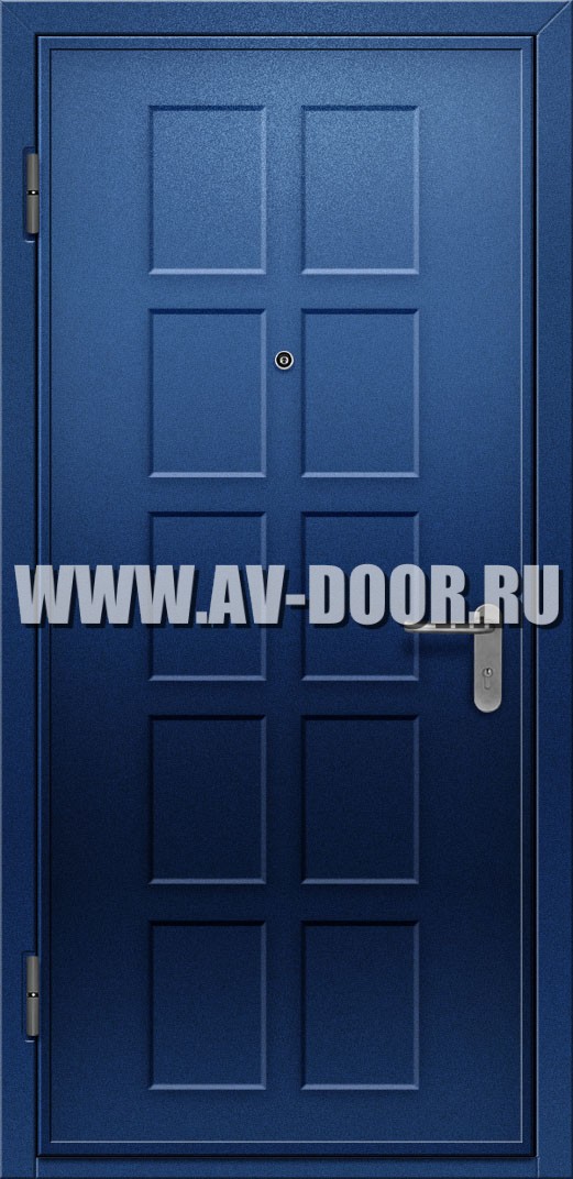 Дверь противопожарная огнеупорная глухая однопольная