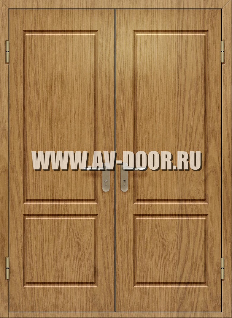 Дверь из МДФ дымогазонепроницаемая двупольная глухая