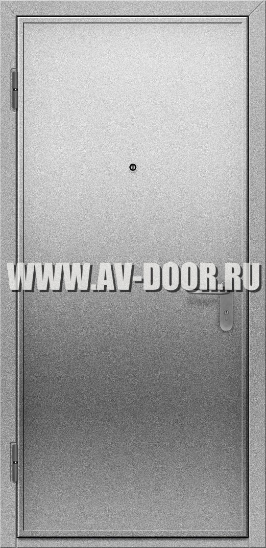 Глухая газодымонепроницаемая однопольная дверь