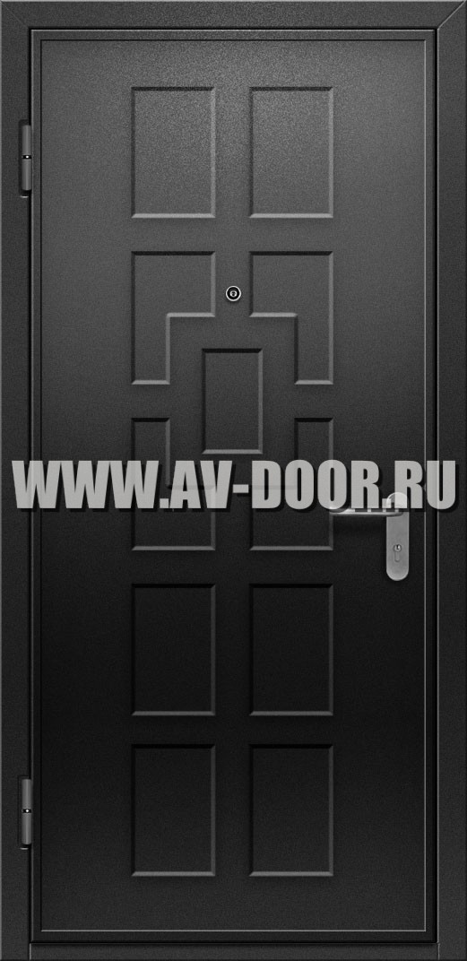 Одностворчатая дымогазонепроницаемая глухая дверь