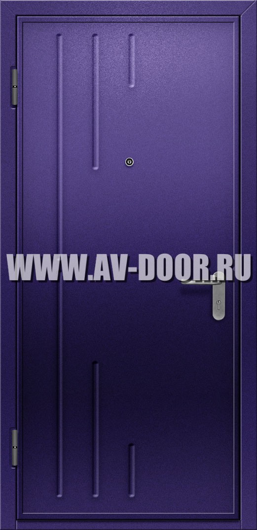 Газодымонепроницаемая однопольная глухая дверь