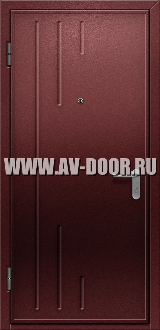 Дымогазонепроницаемая одностворчатая глухая дверь