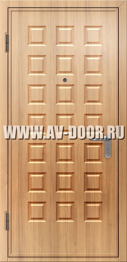 Газодымонепроницаемая глухая однопольная дверь из МДФ
