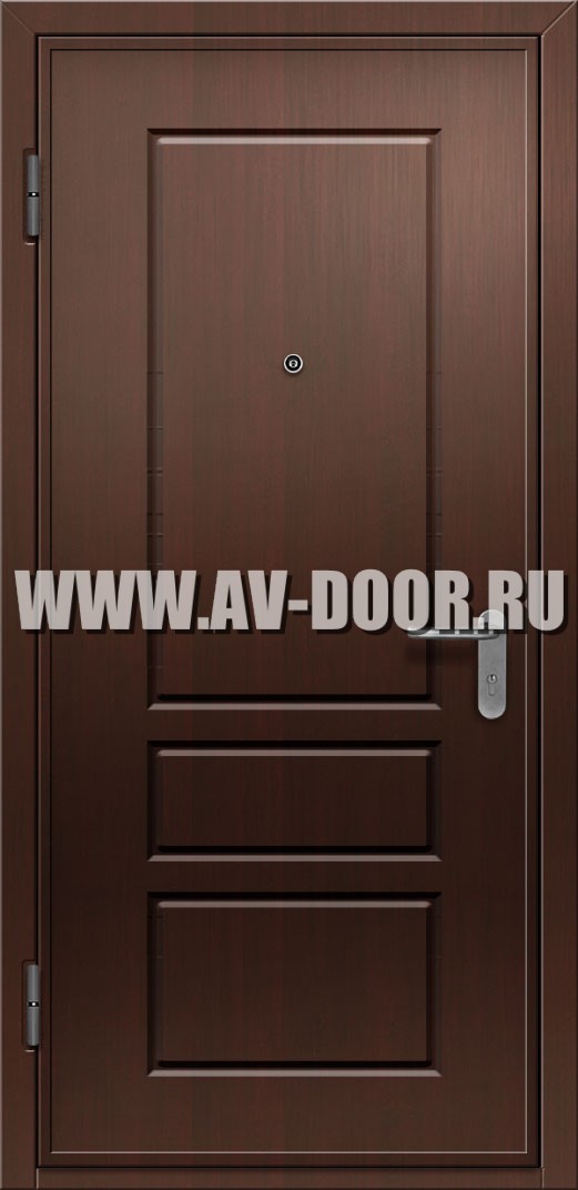 Глухая газодымонепроницаемая однопольная дверь из МДФ