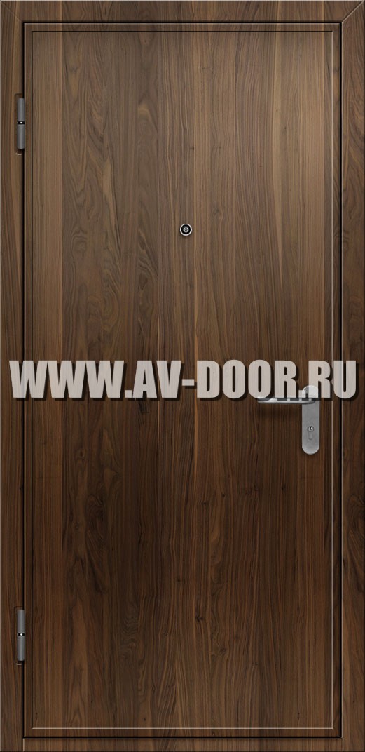 Глухая однопольная дымогазонепроницаемая дверь из МДФ