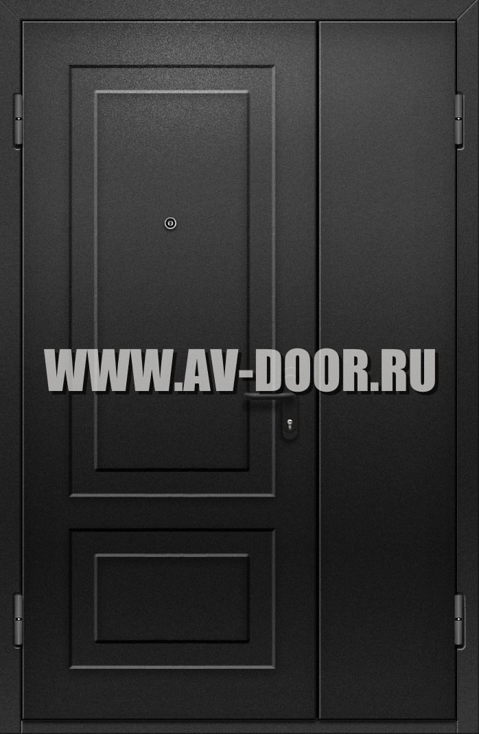 Глухая газодымонепроницаемая полуторная дверь