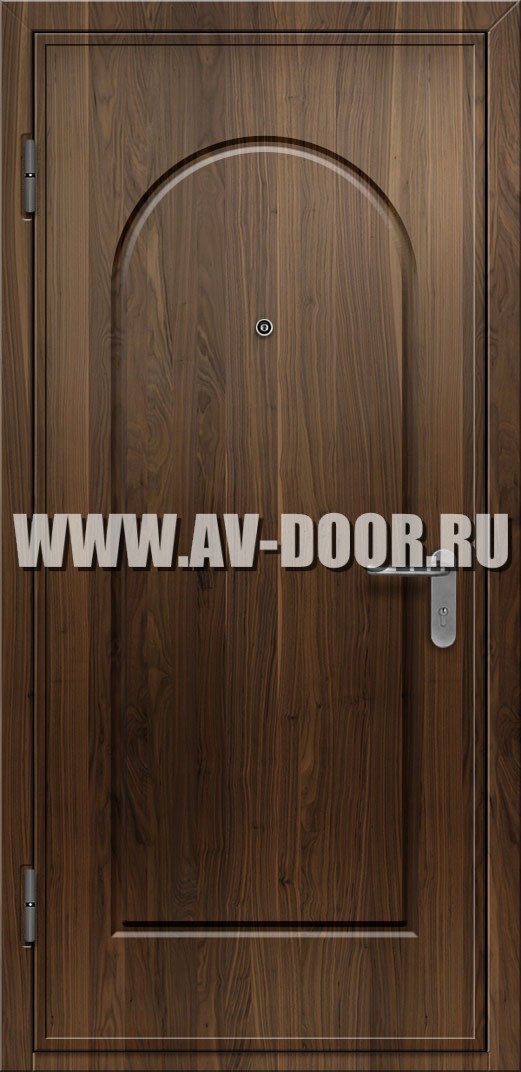 Противопожарная глухая однопольная дверь из МДФ