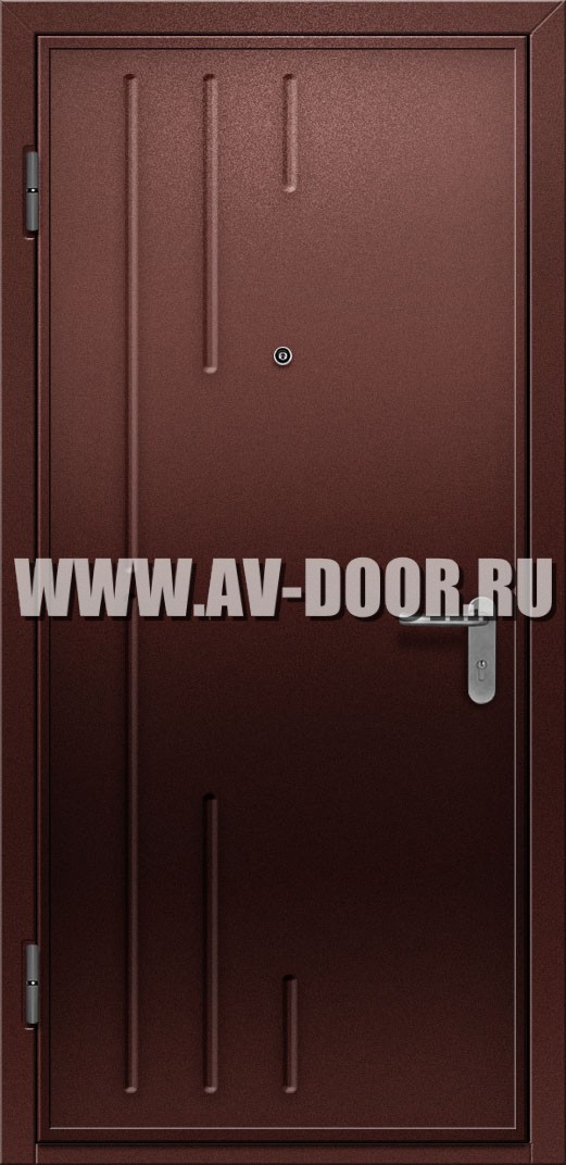 Противопожарная дверь с порогом