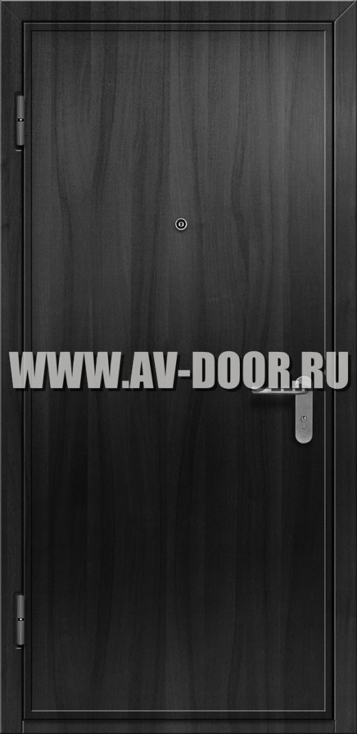 Одностворчатая глухая дверь из МДФ с порогом