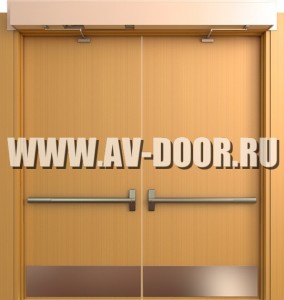 Дверь противопожарная двупольная газонепроницаемая ДМП-2Г