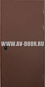 Дверь противопожарная однопольная глухая коричневая ДМП-1Г