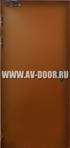 Дверь противопожарная одностворчатая с антипаникой ДМП-1Г