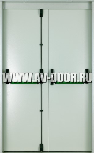 Дверь противопожарная двупольная с антипаникой ДМП-2Г