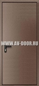 Дверь противопожарная однопольная глухая с выпадающим порогом ДМП-1Г