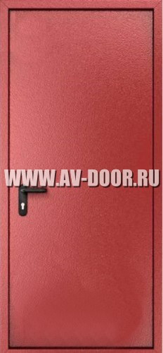 Дверь противопожарная одностворчатая глухая красная EI-60 ДМП-1Г