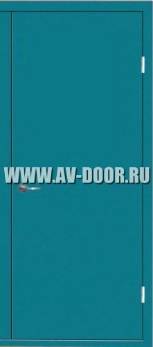 Дверь противопожарная одностворчатая глухая цвета волны EI-30 ДМП-1Г