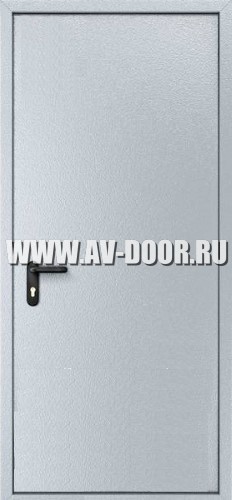 Дверь противопожарная однопольная глухая серая дымогазонепроницаемая ДМП-1Г