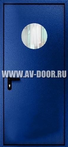 Дверь противопожарная дымогазонепроницаемая с иллюминатаром ДМП-1О