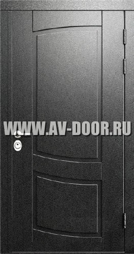 Дверь противопожарная однопольная глухая черная дымогазонепроницаемая ДМП-1Г